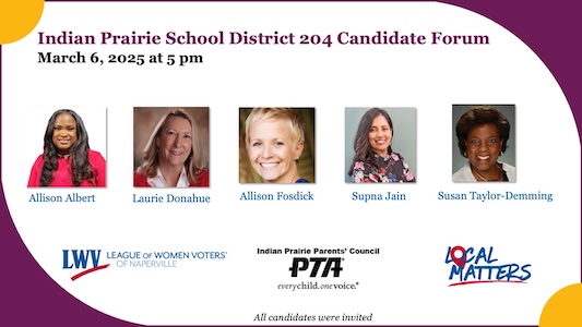 District 204 Candidate Forum list of candidates