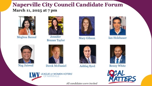 Naperville City Council Candidate Forum List of Candidates