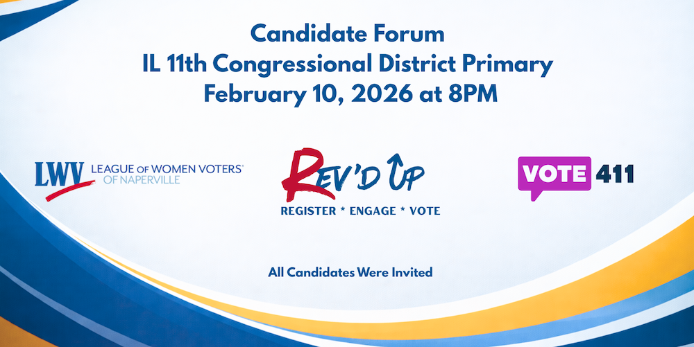 IL 11th Congressional District Candidate Forum - February 10, 2026 at 8:00 pm
