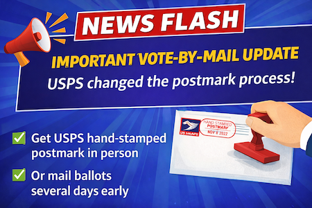Important Vote-By-Mail Update