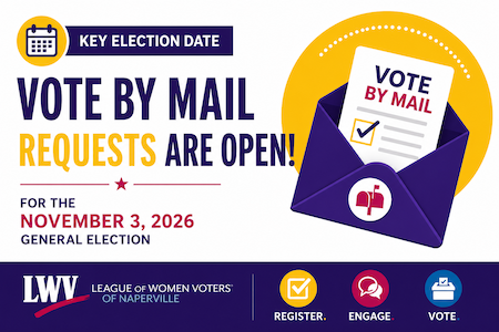 Vote by Mail requests are now open for the November 3, 2026 General Election.